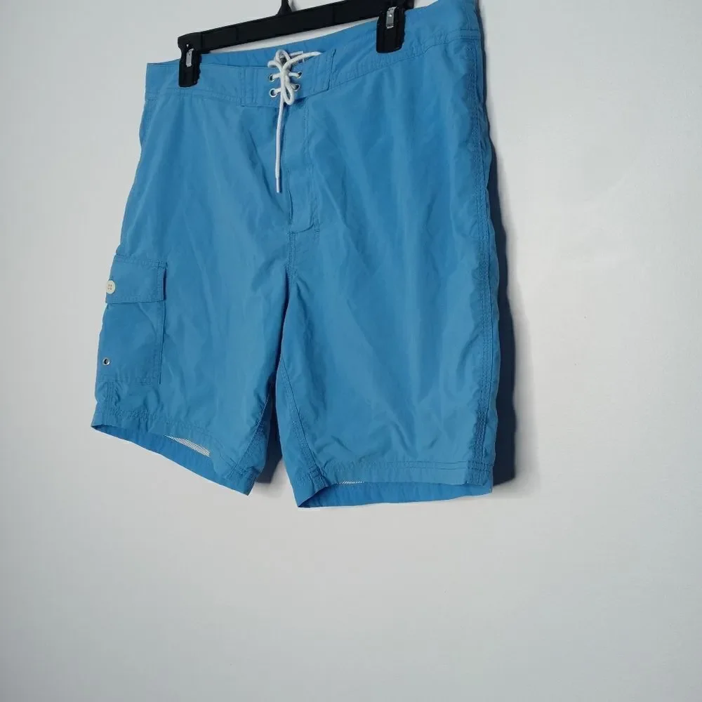 J. Crew blue swim trunk size 34